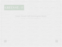 Tablet Screenshot of greenstreetcafehb.com